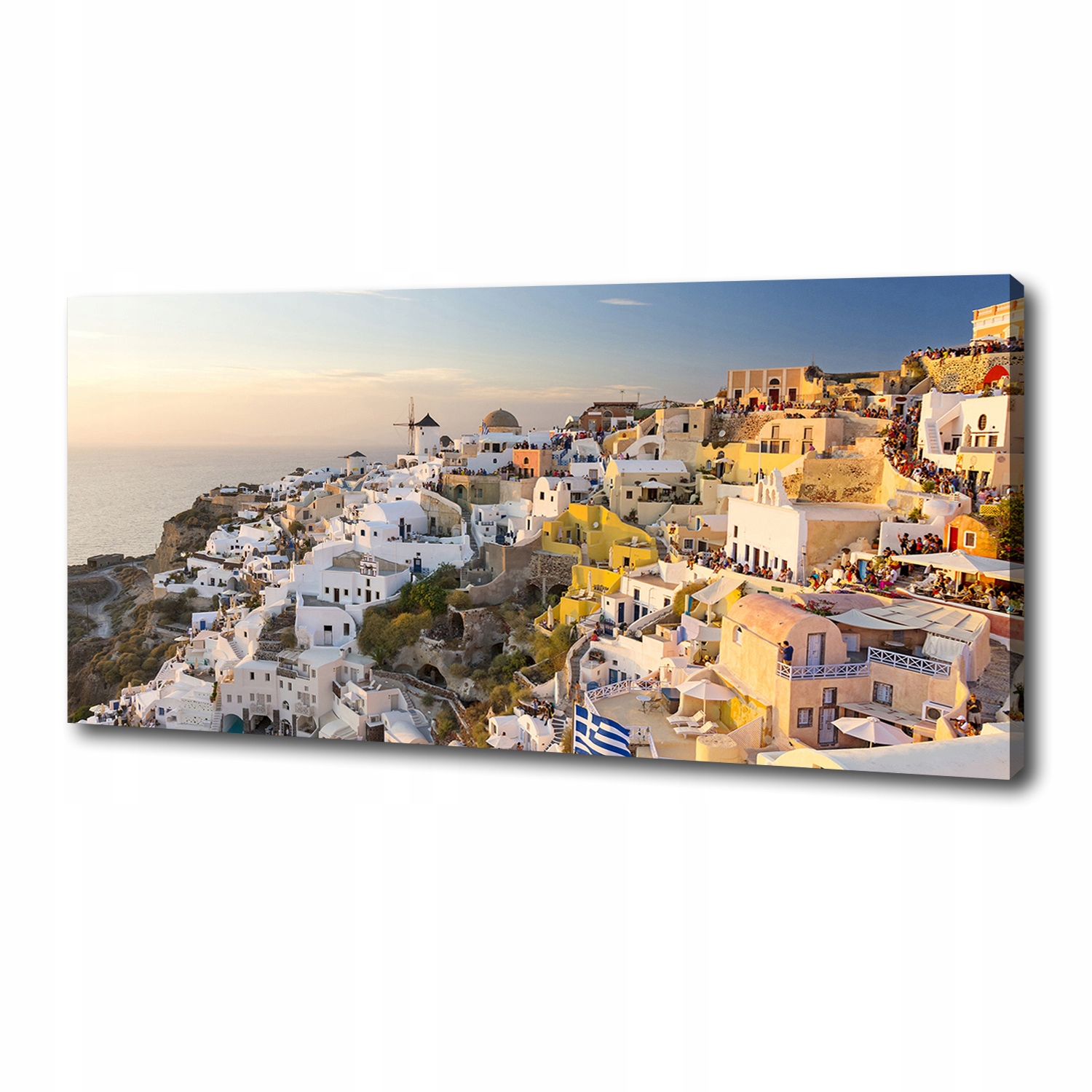 

Foto obraz na płótnie Santorini Grecja 125x50 cm