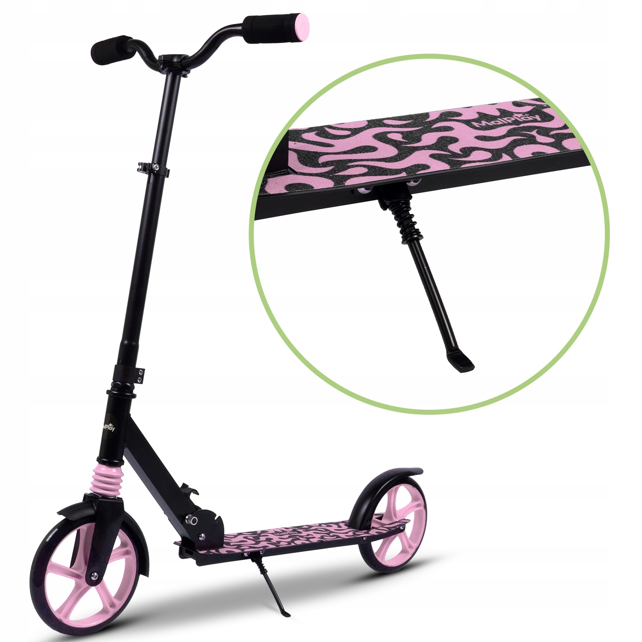 CITY SCOOTER GROßER KLAPPBARER EINSTELLBARER STOSSDÄMPFER 100KG ABEC7 LAGER Maximales Benutzergewicht 80 kg
