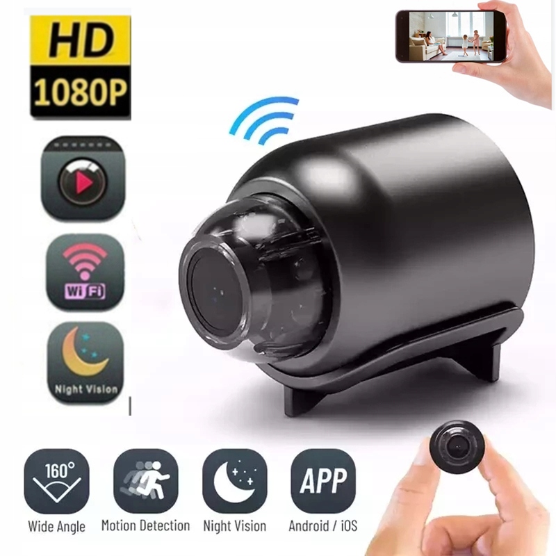 Kamera HD 1080P Mini WiFi Night Vision Motion