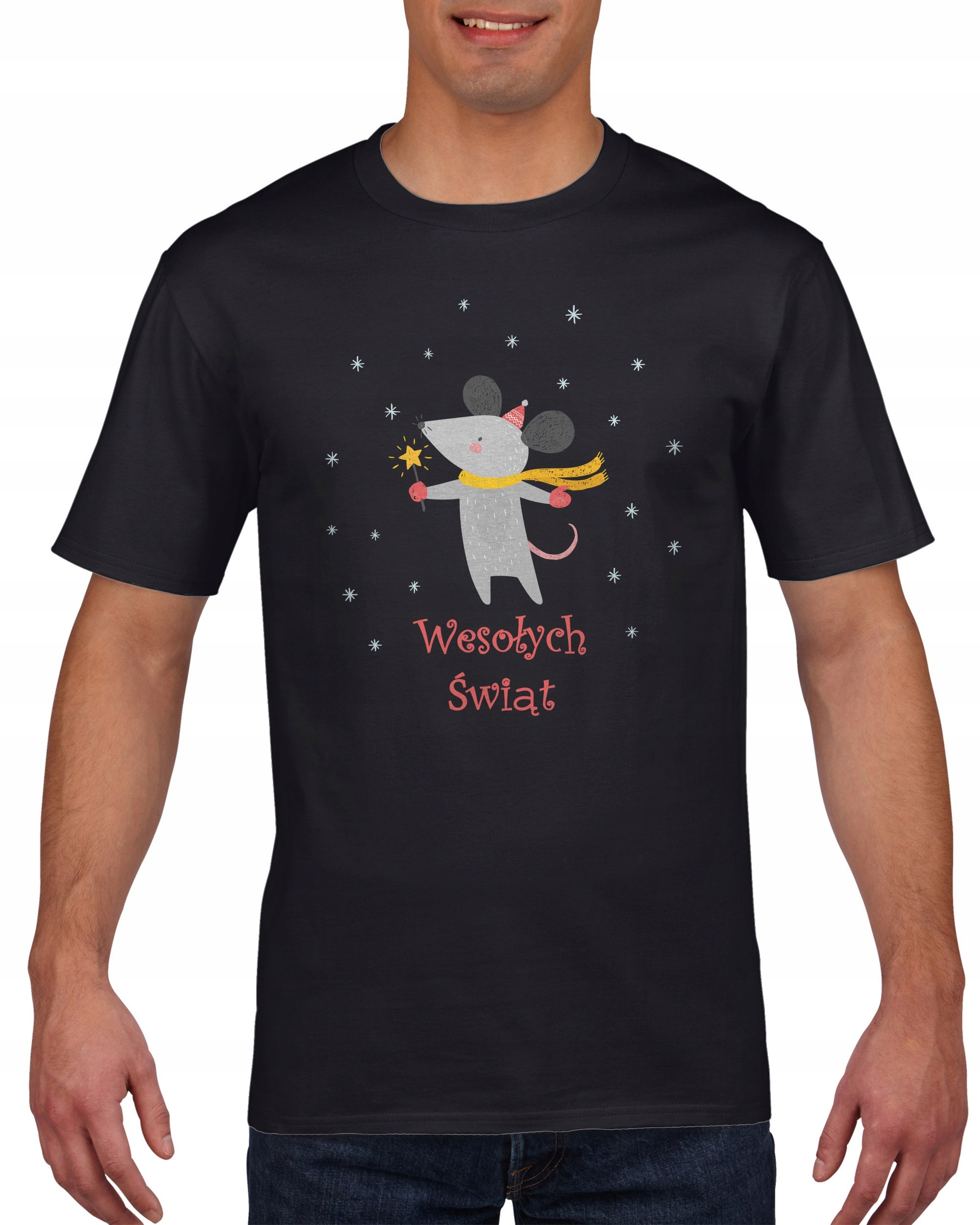 

Koszulka meska Myszka Swieta Boze Narodzenie S