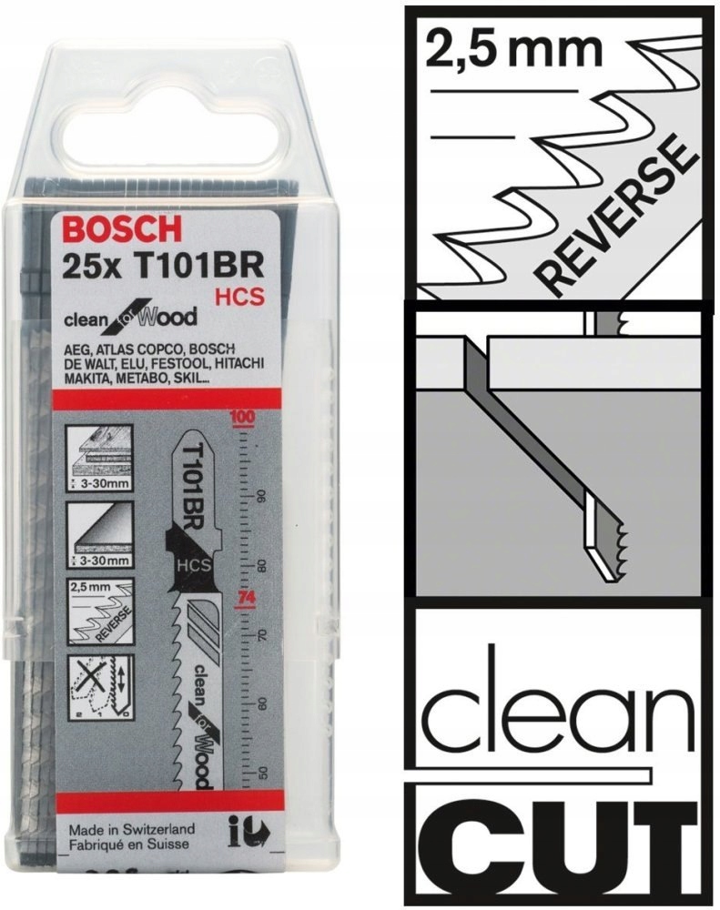 BRZESZCZOT DO WYRZYNARKI T101BR 25SZT Marka Bosch
