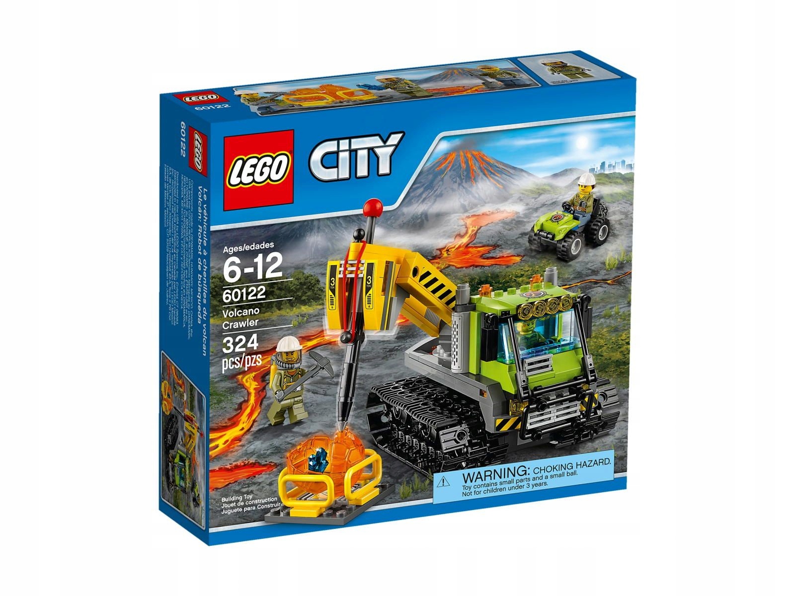 Lego City 60122 Łazik wulkaniczny Nowe