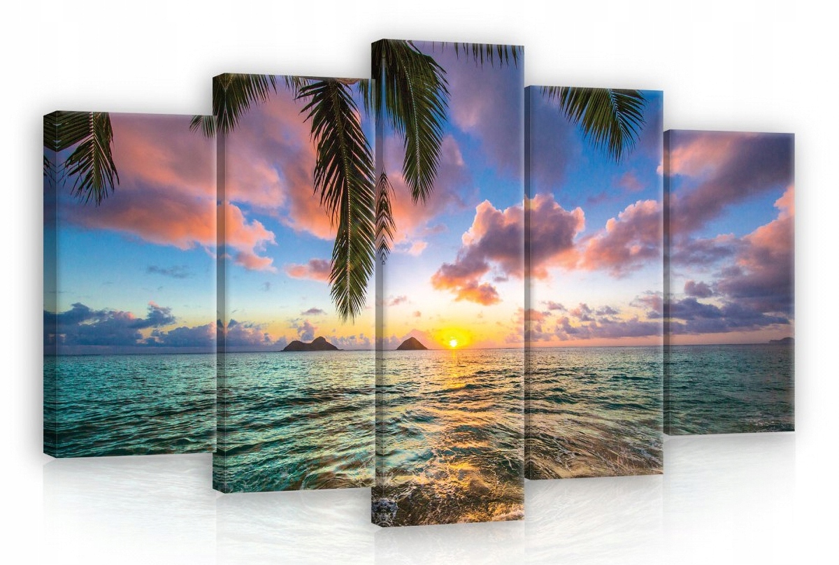 Obraz Na Plátně Canvas 100x60 Moře Nebe Západ