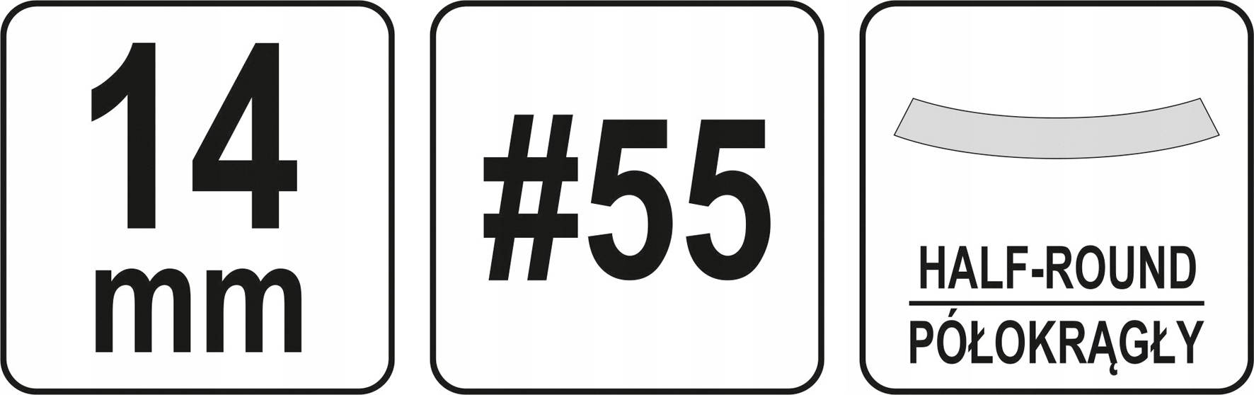 PÓŁOKRĄGŁE DŁUTO DO DREWNA 14MM Zastosowanie do drewna