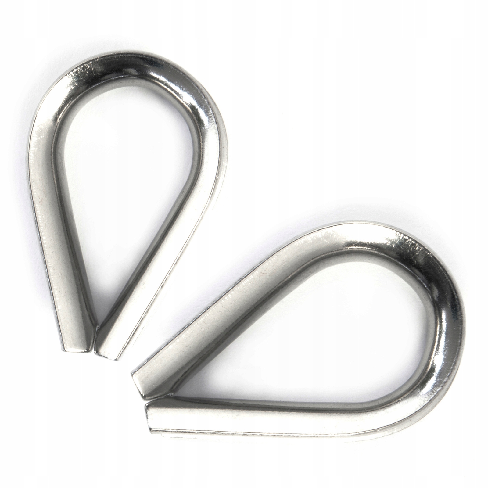 50 x Kausza Lžička Srdcová Chomátko na lana Nerezová V4 6mm