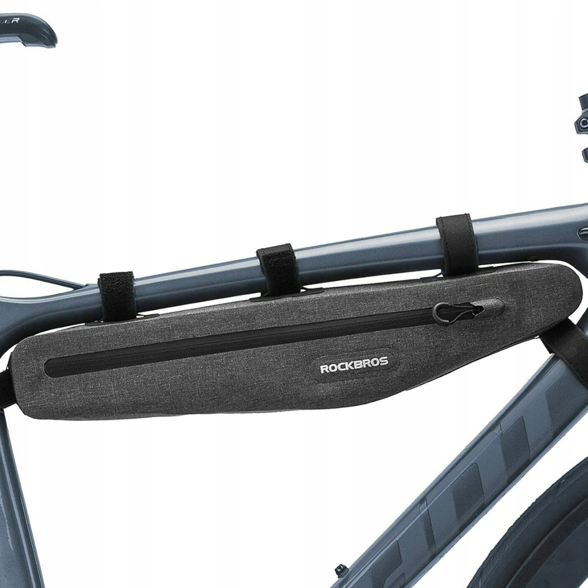 Długa Sakwa Rowerowa Trójkątna Torba Pod Ramę Moc