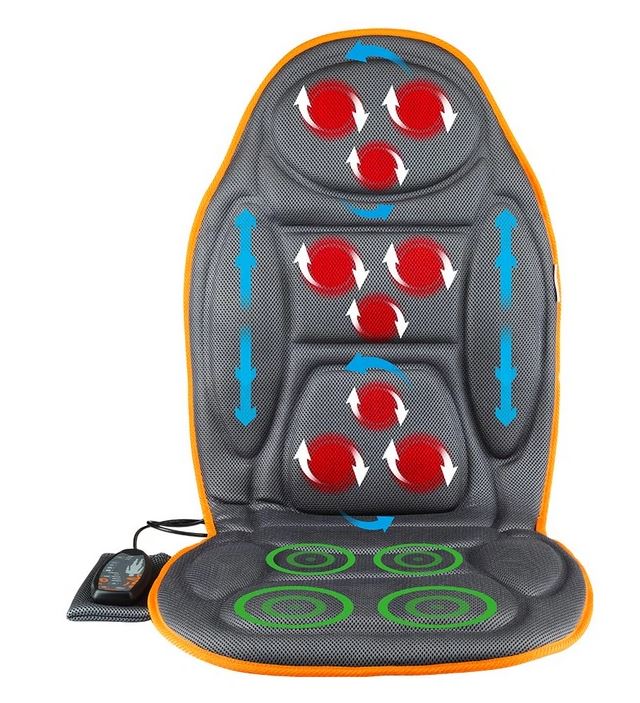 Mata Masująca Masażer Medivon do Samochodu i Domu Podgrzewanie 230V 12V