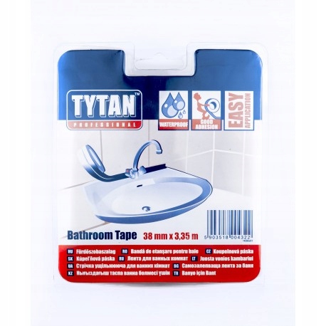 

Taśma Instalacyjna Łazienkowa 22mmx3,35m Biała