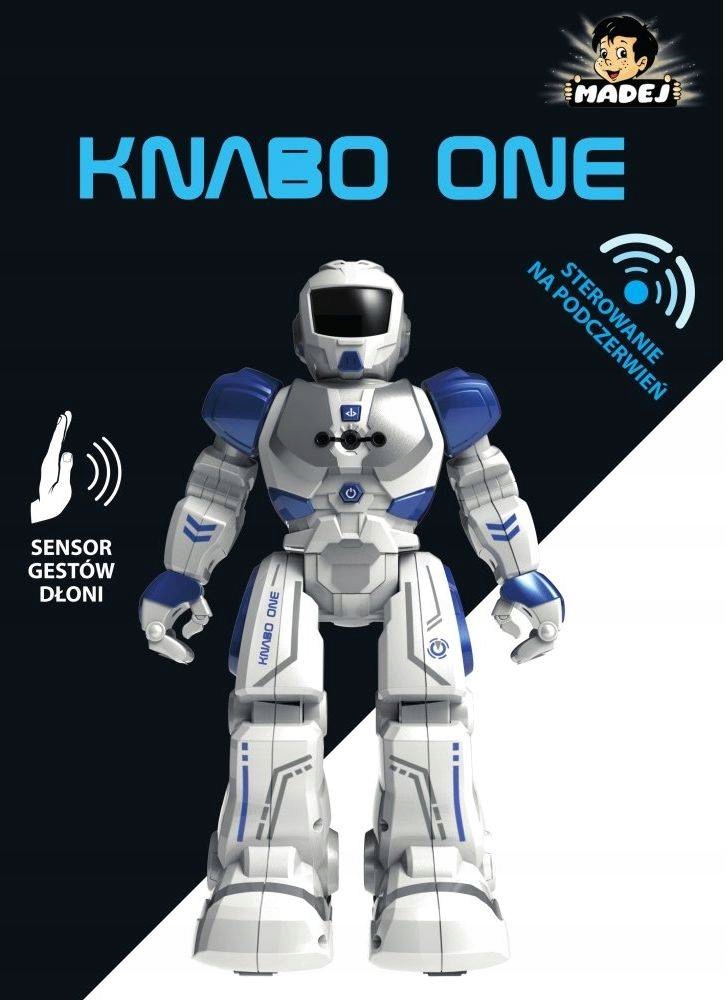 ROBOT KNABO ONE INTERAKTYWNY sterowany gestami PILOT CHODZI MÓWI TAŃCZY Certyfikaty, opinie, atesty CE