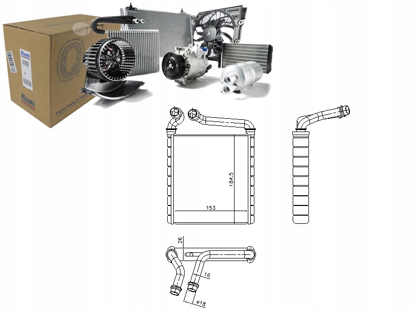 NAGRZEWNICA VW GOLF PLUS 1.6 MultiFuel (5M1. 521)