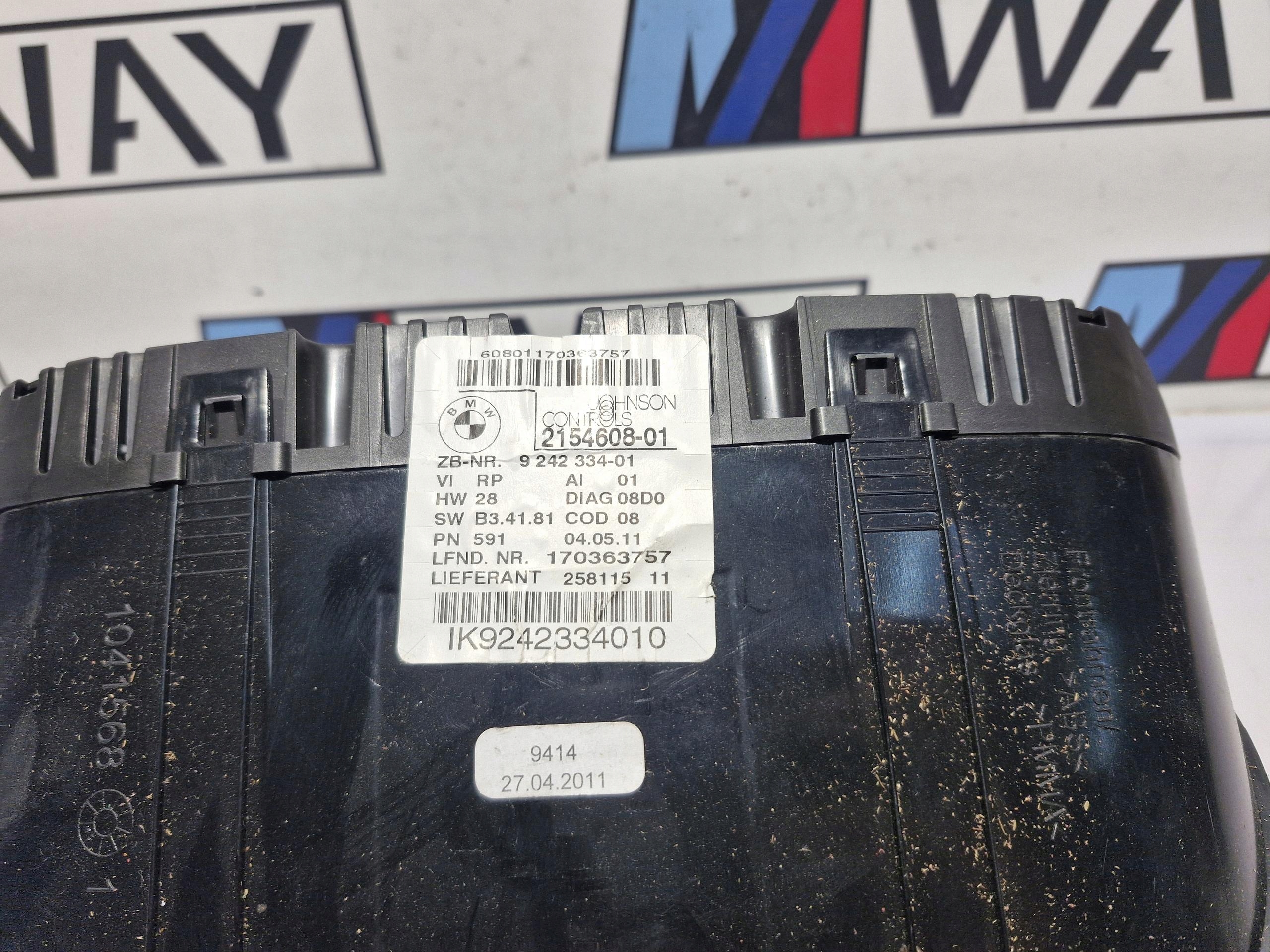BMW E81 E82 E87 E88 dials dials EUROPA 9242334