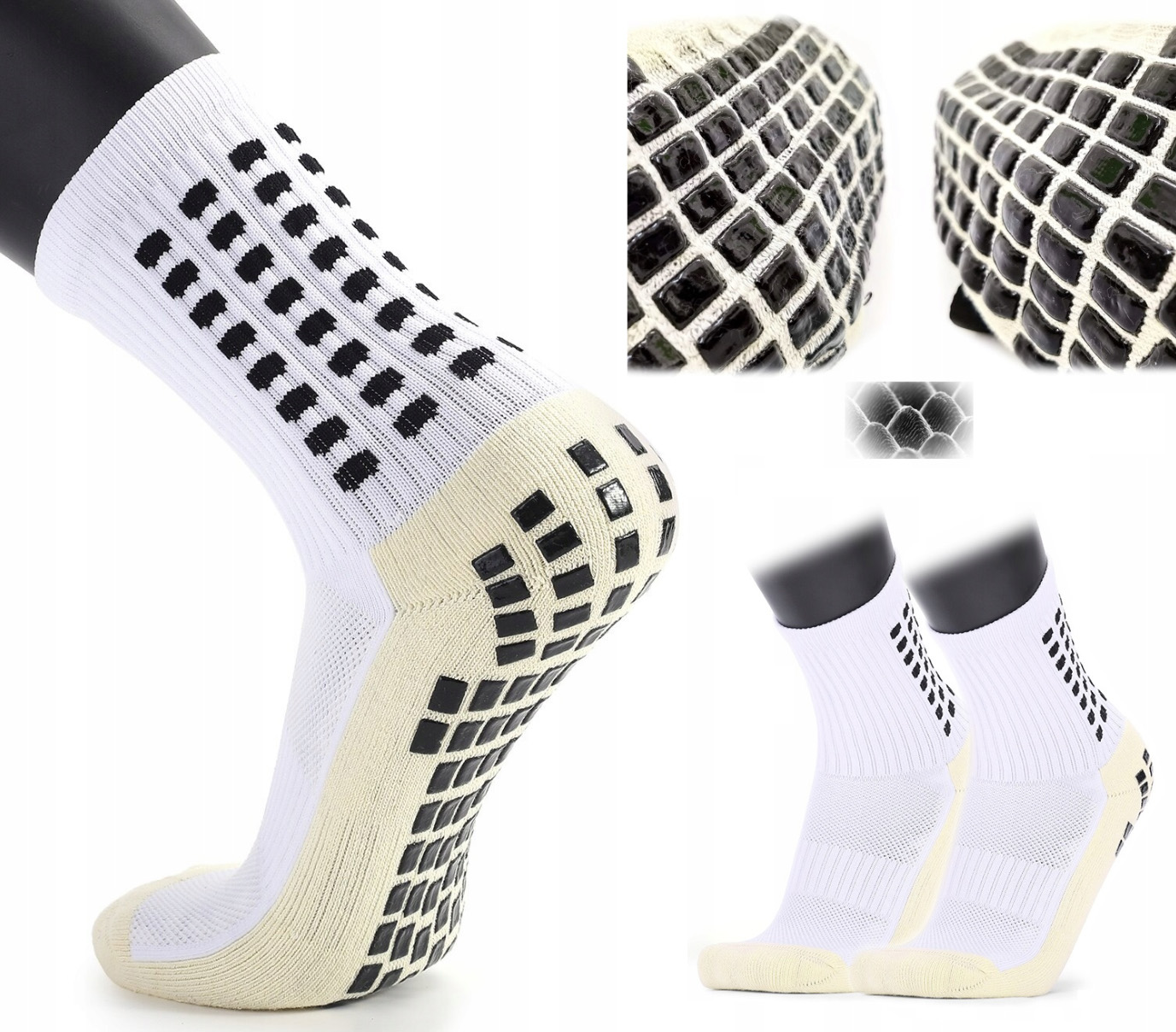 

Skarpety antypoślizgowe piłkarskie Ss 2.0 Double