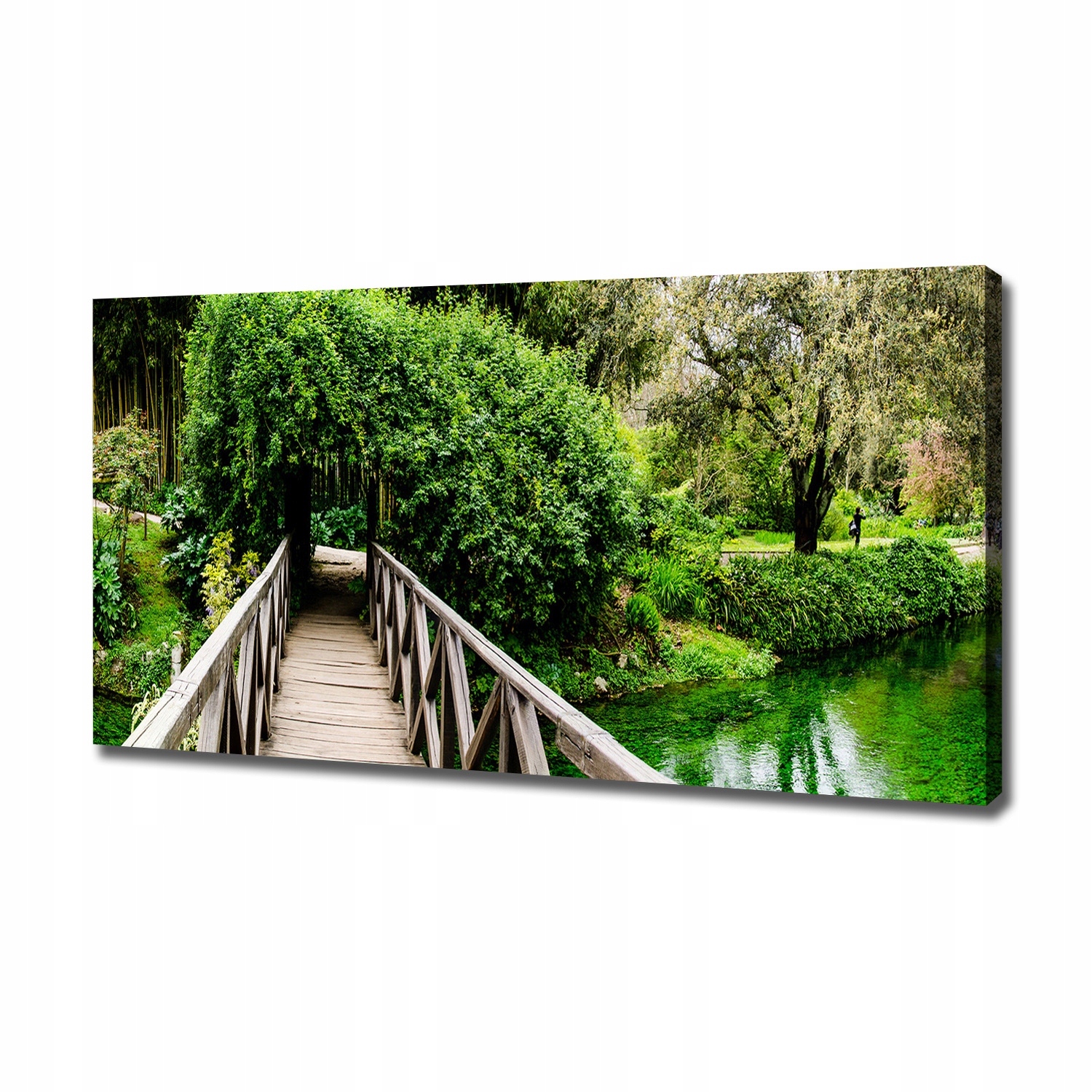 

Foto obraz na płótnie Most na rzece 120x60 cm