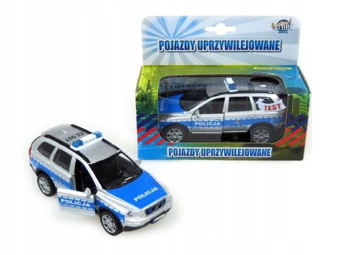 

Policja Radiowóz Metal Światło Dźwięk 18s