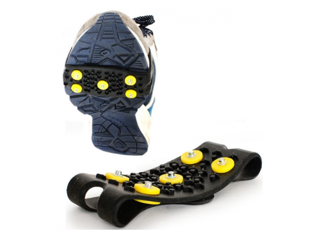 RAKI ANTYPOŚLIZGOWE KOLCE NAKŁADKI NA BUTY ŚNIEG RACZKI UNIWERSALNE 35-43 Model RAKI RACZKI