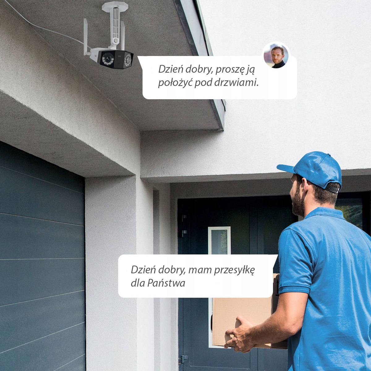 KAMERA WIFI IP Reolink Duo2 8Mpx 4K kąt 180 stopni Tryb nocny w kolorze Technologia IP