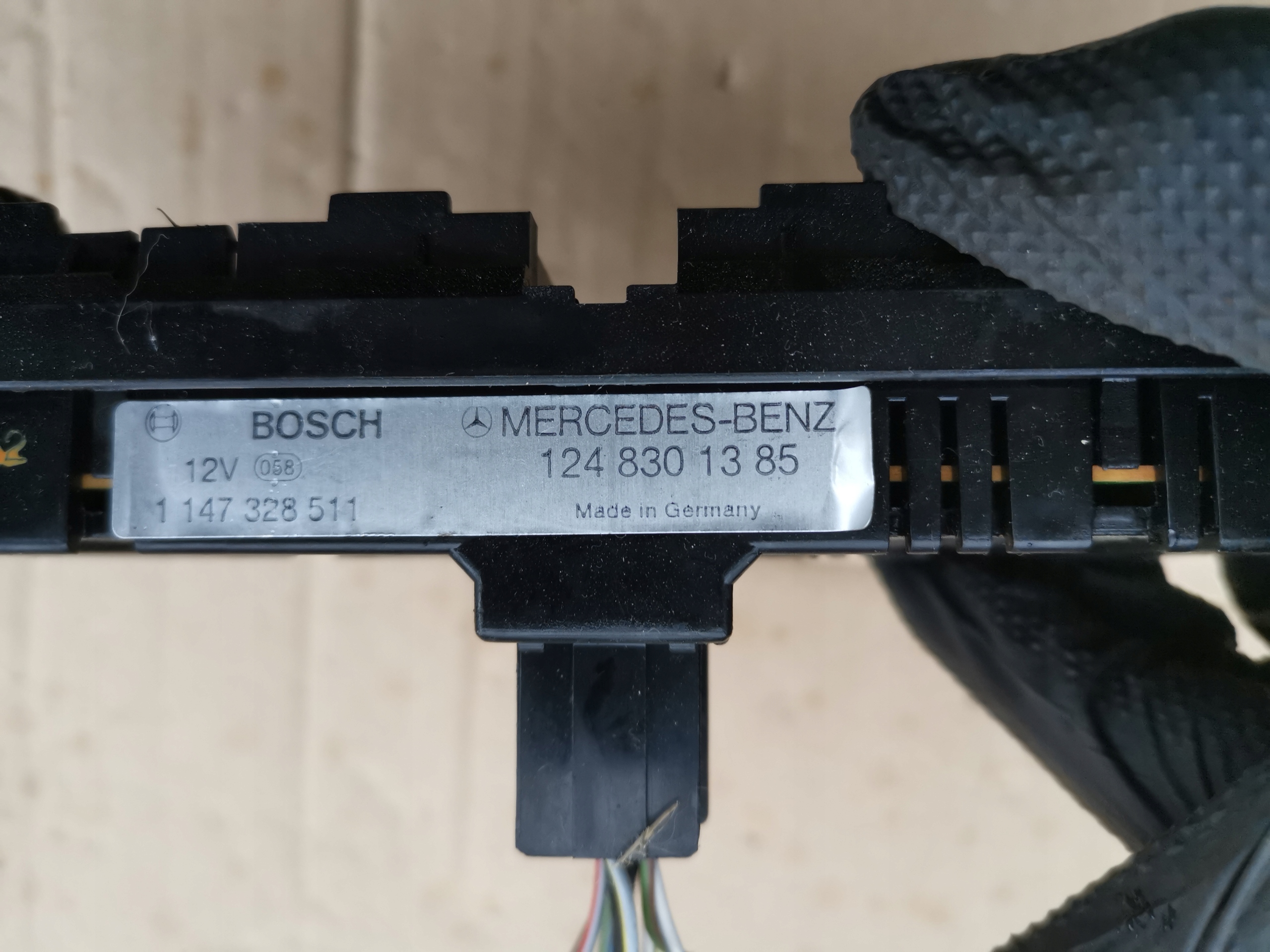 mercedes w124 panel klími 1248301385
