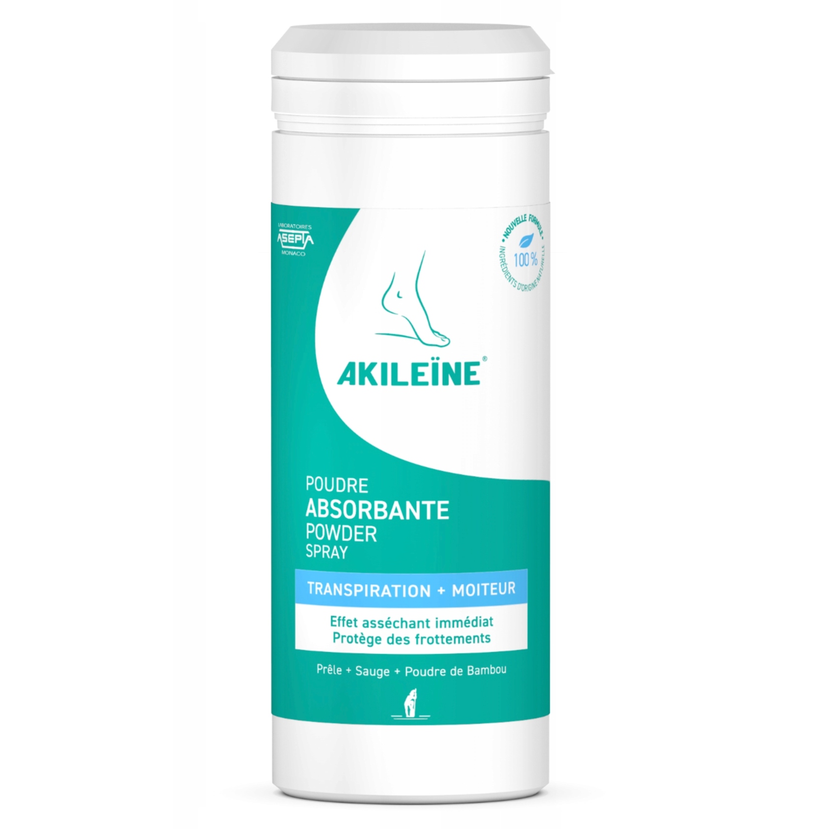 Akileine antibakteriální pudr na nohy a boty 75 g