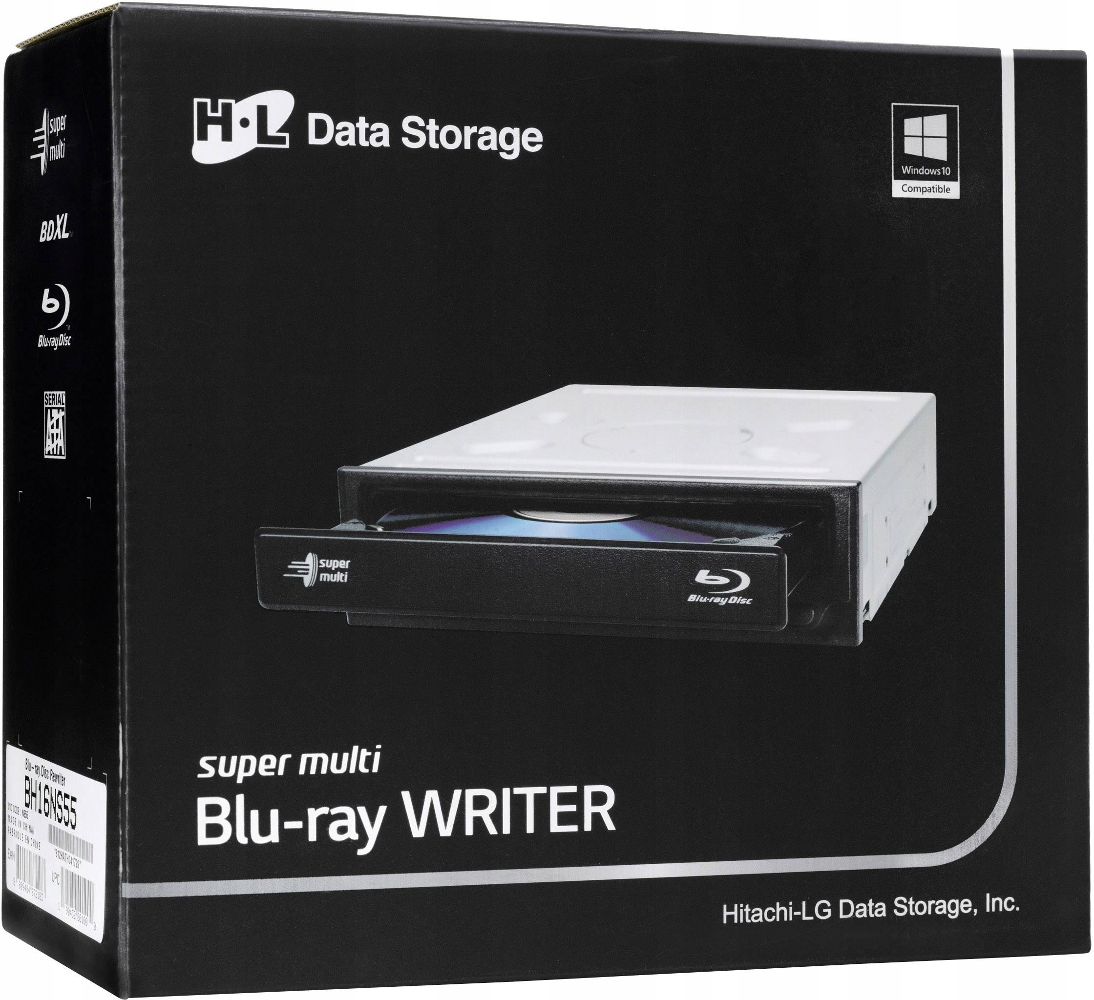 

Nagrywarka Blu-ray 16x Lg BH16NS55 M-disc Box Prog