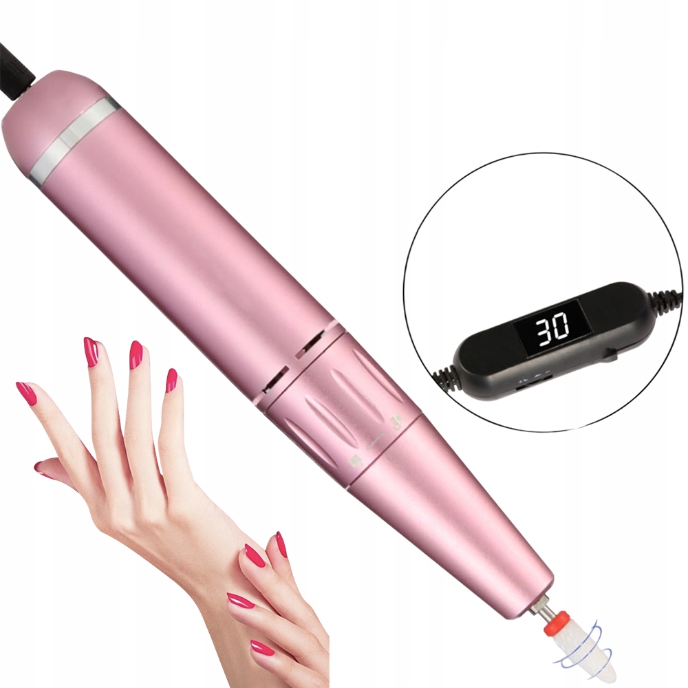 Mini Bruska Vrtačka Na Nehty Manikúra Pedikúra Elektrická Pen