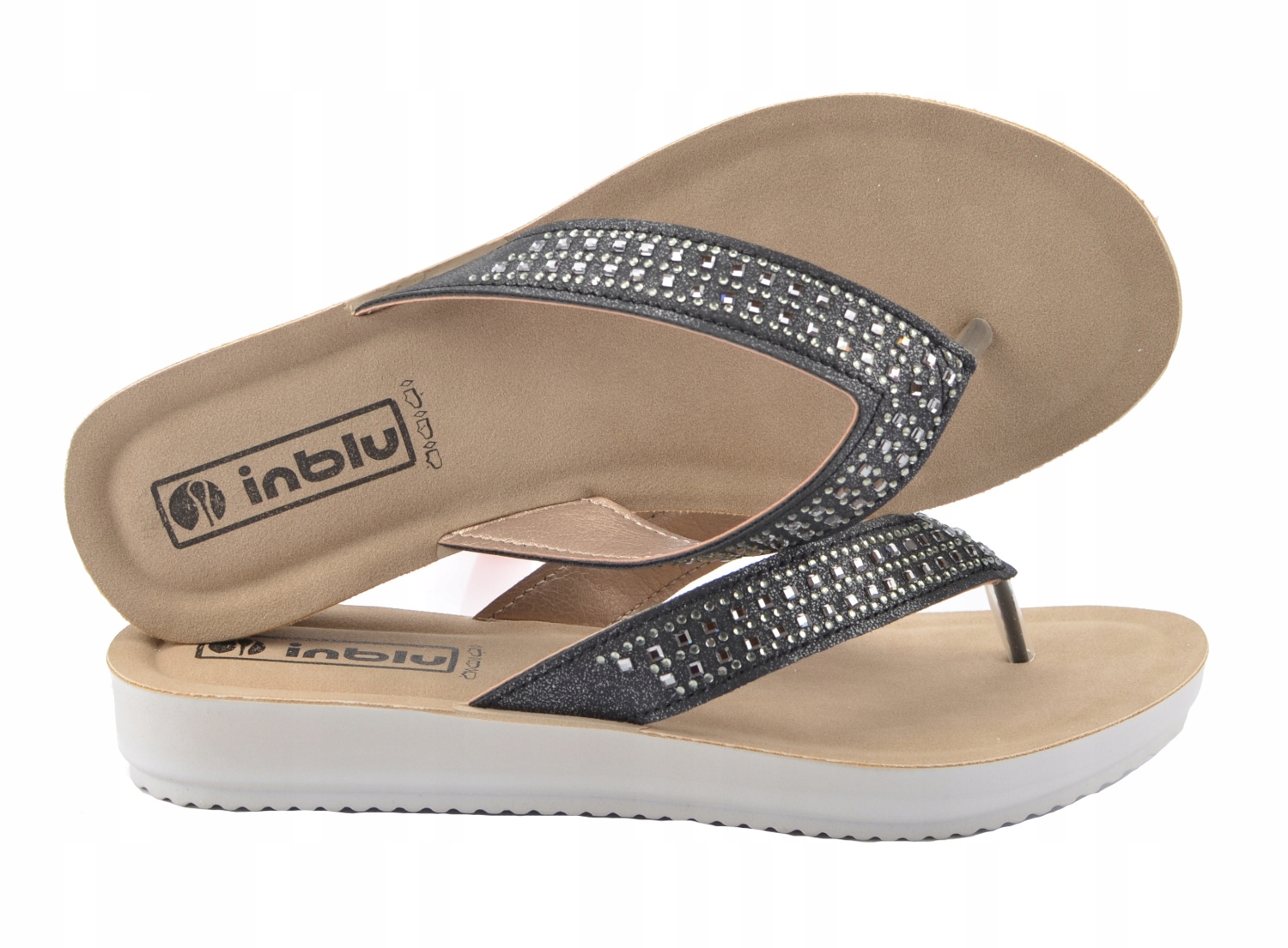 

Inblu Japonki Damskie Wygodne Cyrkonie Soft Cz 38