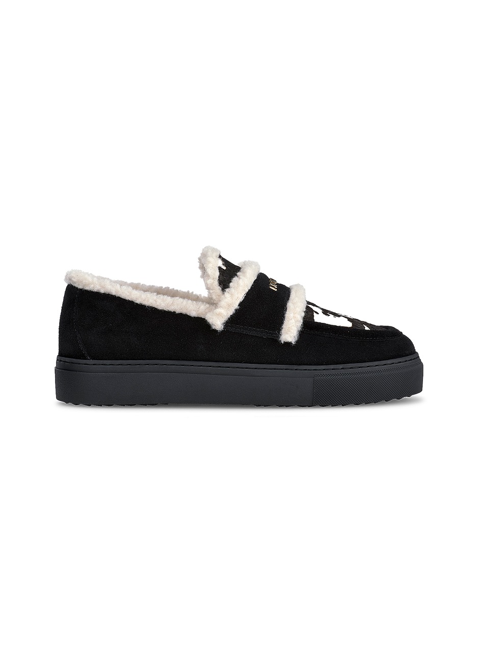 Inuikii Mokasyny Damskie Shearling Print Black 40