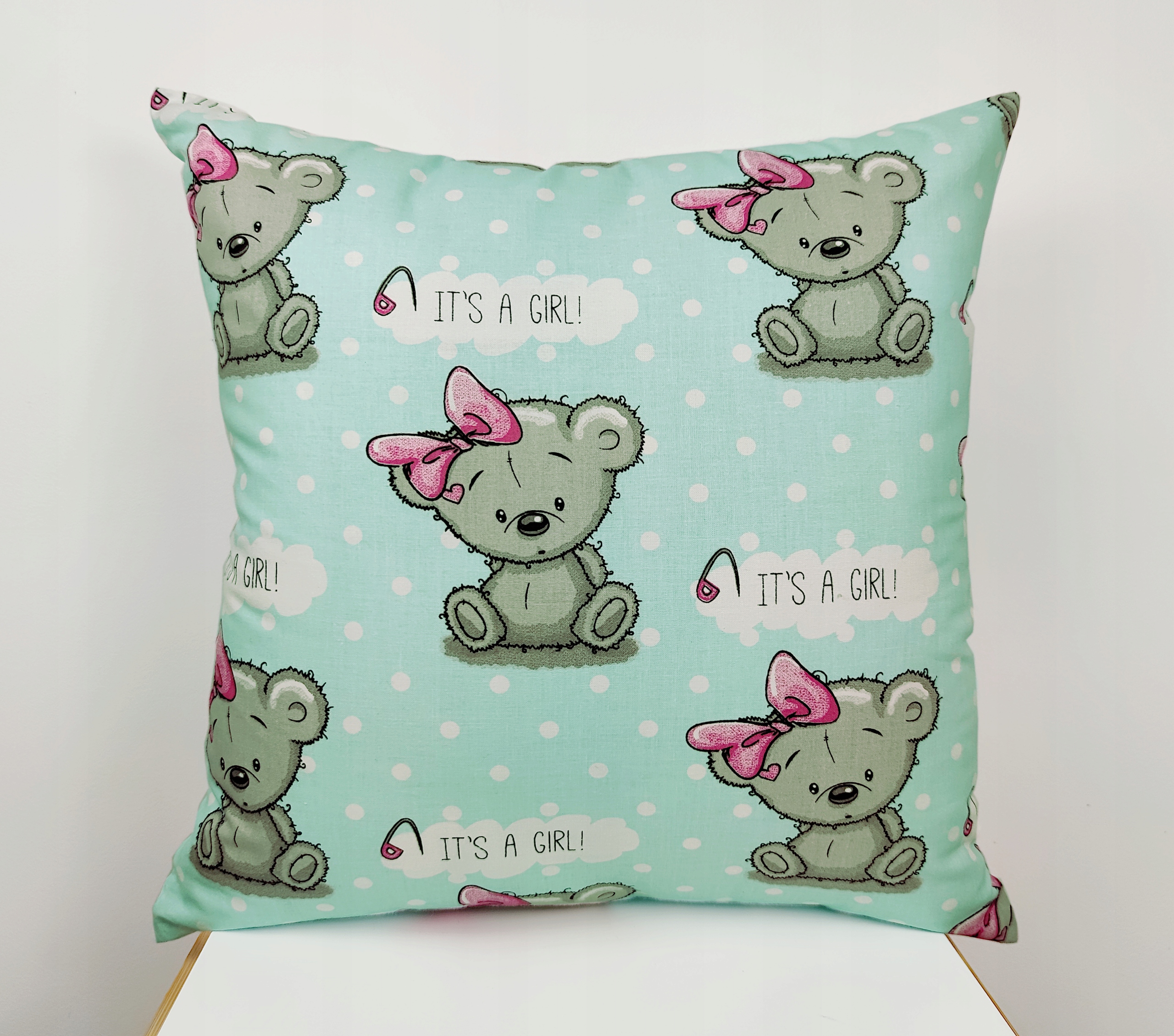 

Poszewka 100% bawełna 40x40 urocza polska misie