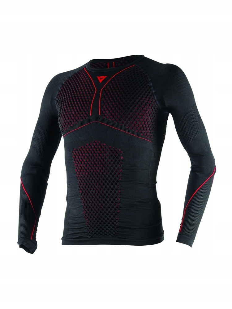 Tričko Dainese D-Core Thermo Tee Ls S čierna/červená Xs/s
