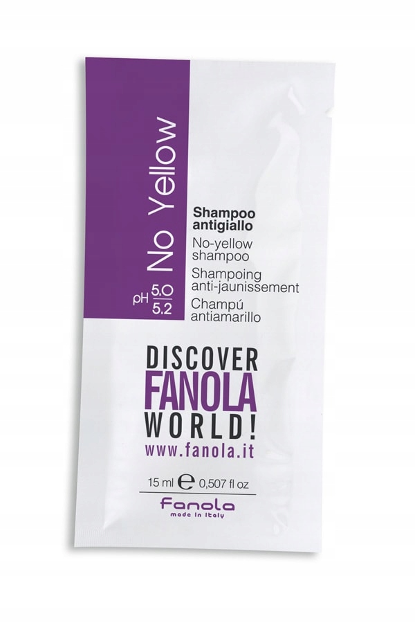 

Fanola No Yellow Szampon Do Włosów Blond 15ML