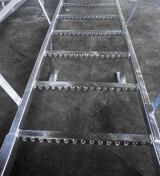 Szczebel drabiny antypoślizgowy, do spawania, L= 500mm Marka bez marki