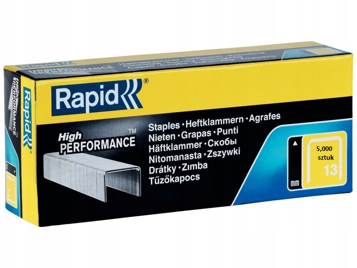 

Zszywki Ocynkowane Rapid Typ 13/6 mm 5000 sztuk