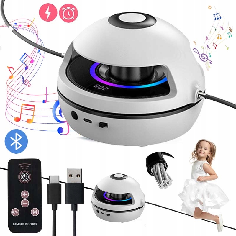 Inteligentní Hudba Švihadlo Pro Mnohé S Led Počítadlem, Bluetooth
