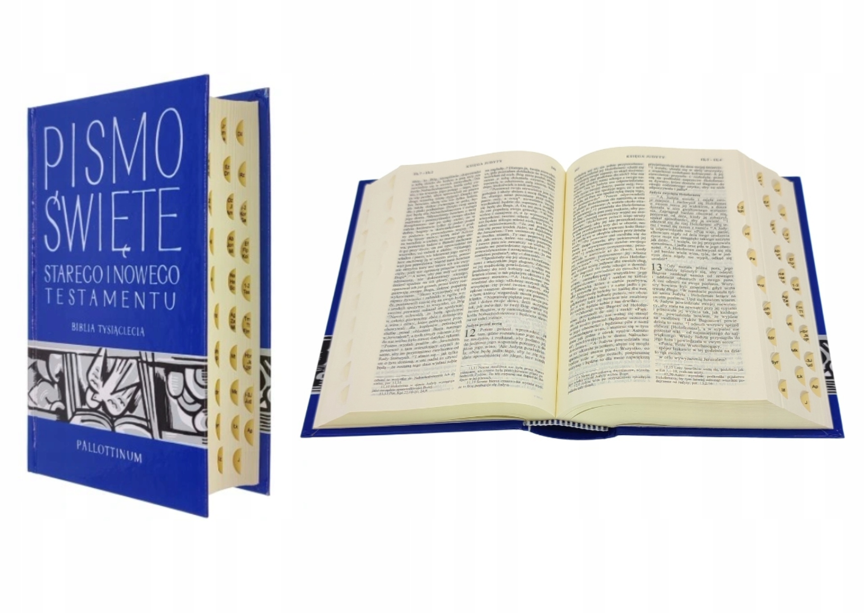 Komunia pamiątka Pierwszej Komunii Świętej dedykacja Biblia tysiąclecia Język publikacji polski