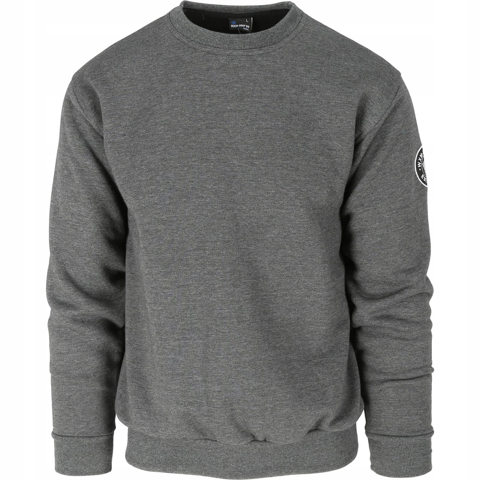 

Bluza męska gruba ciepła bawełna antracyt_6XL