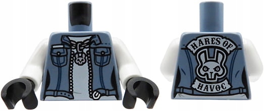 

Lego tors figurki jeansowa kamizelka, łańcuch
