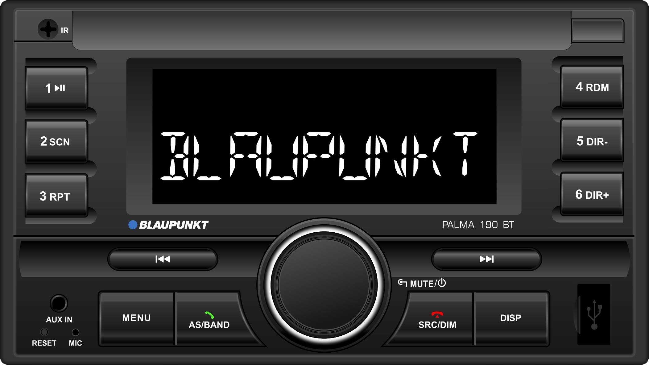 BLAUPUNKT PALMA 190 BT автомагнитола 2DIN MP3