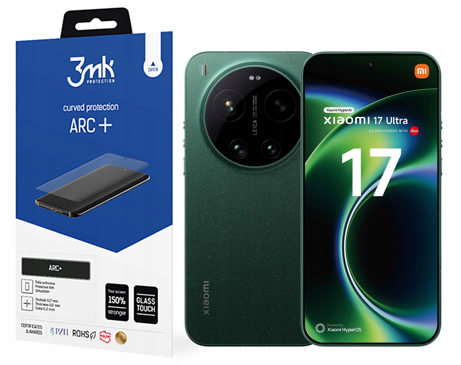 Fólie Arc+ 3MK pro Xiaomi 17 Ultra Fullscreen