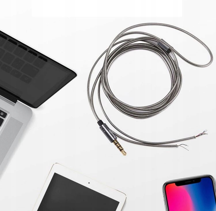 KABEL PRZEWÓD DO SŁUCHAWEK 1,2m DIY RECABLING JACK NAPRAWA Model Inny