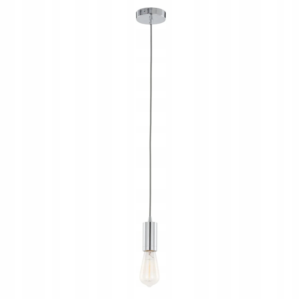 Italux Závěsná lampa Moderna chromovaná hliníková 1xE27 nastavitelná