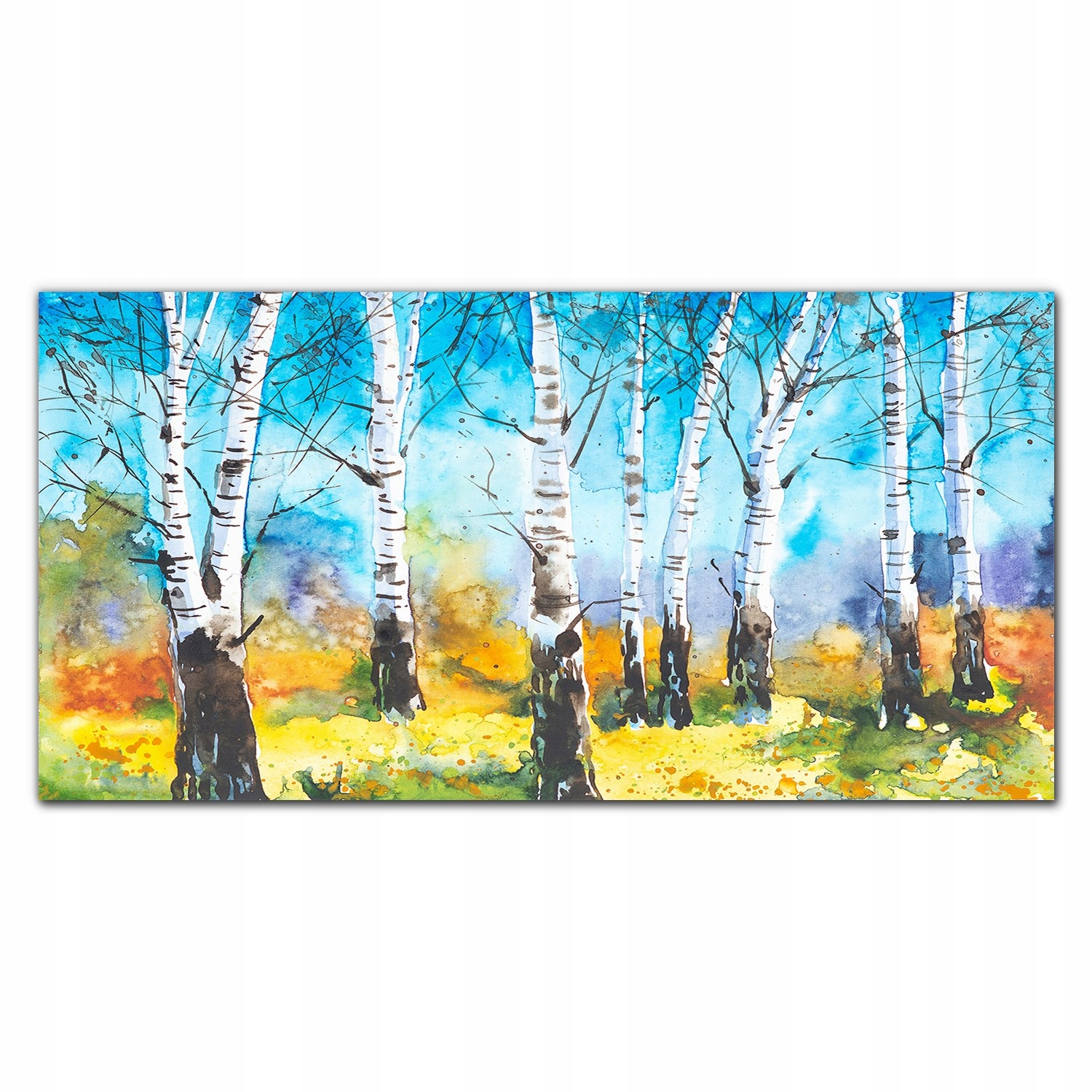 Moderný fotoobraz na stenu na plátne Les 140x70