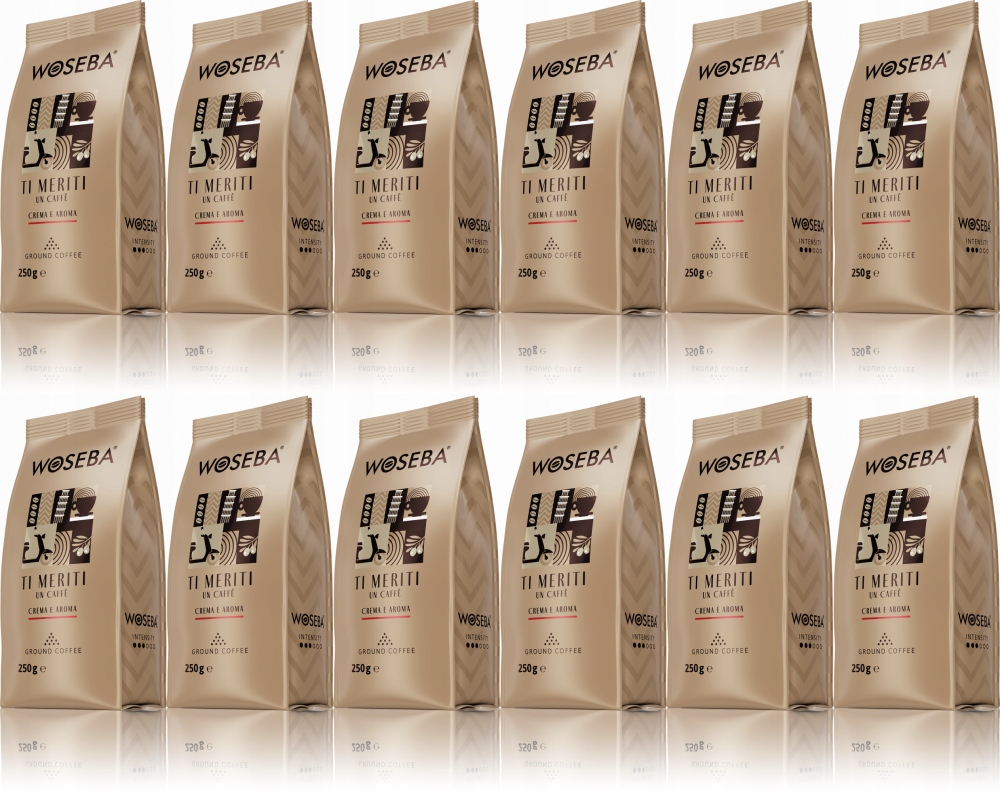 Woseba Ti Meriti Crema Aroma 250g kawa mielona x12
