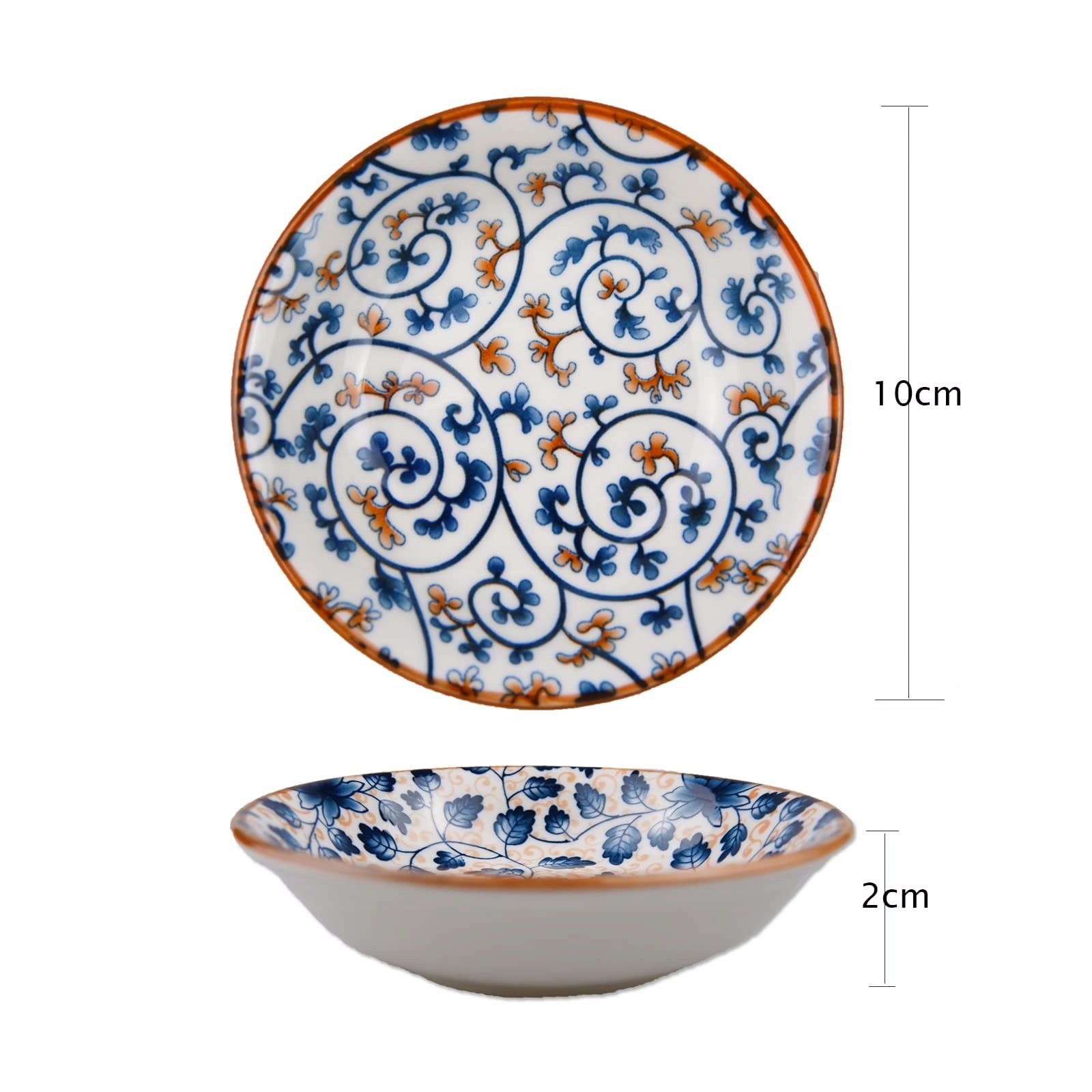 Misky na servírování TuYines 6 Kusů Porcelánové 10 Cm na dipy a svačiny