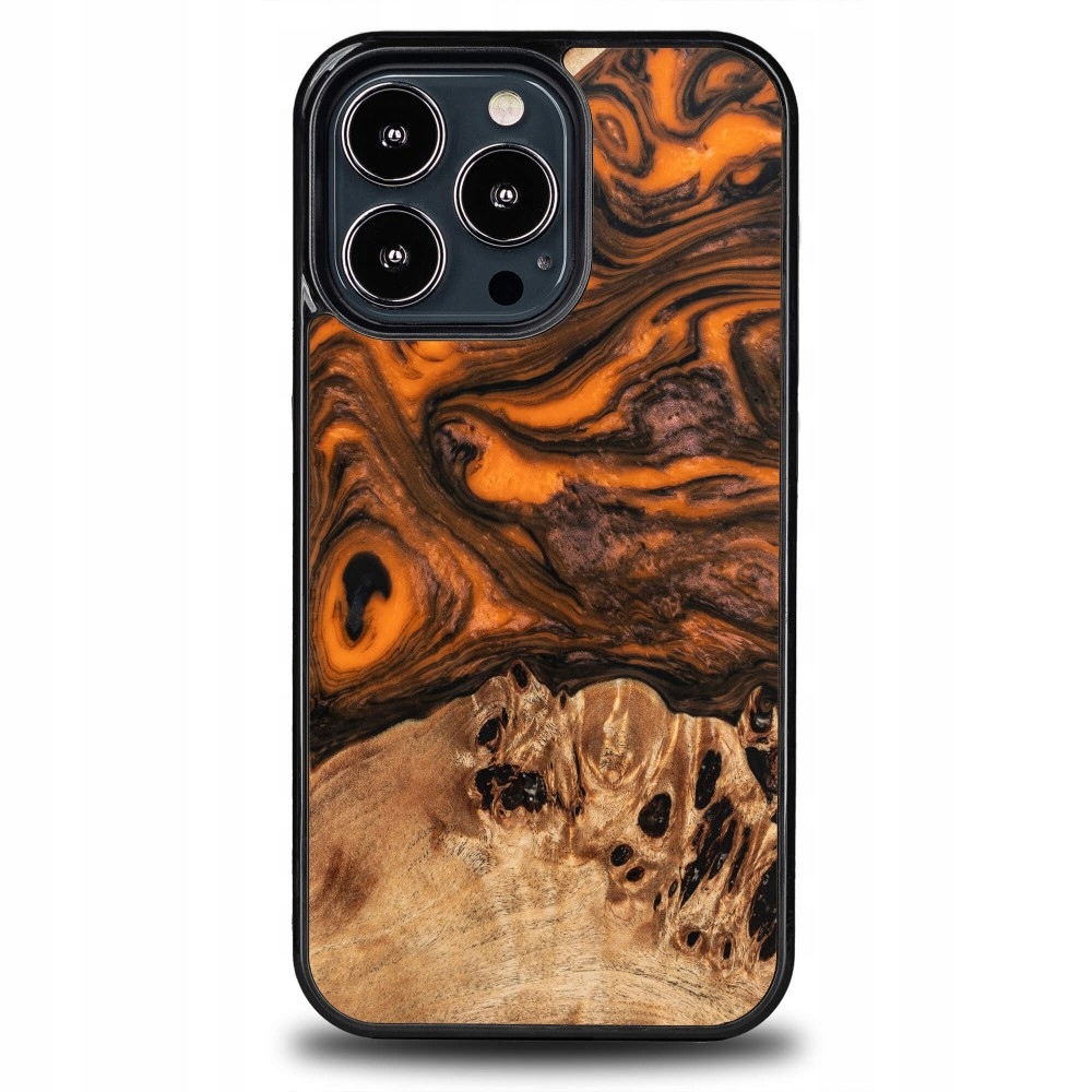 Pouzdro Bewood Unique pro iPhone 13 Pro oranžové