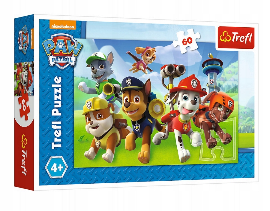 

Puzzle 60-EL Psi Patrol Gotowi Do Akcji Trefl