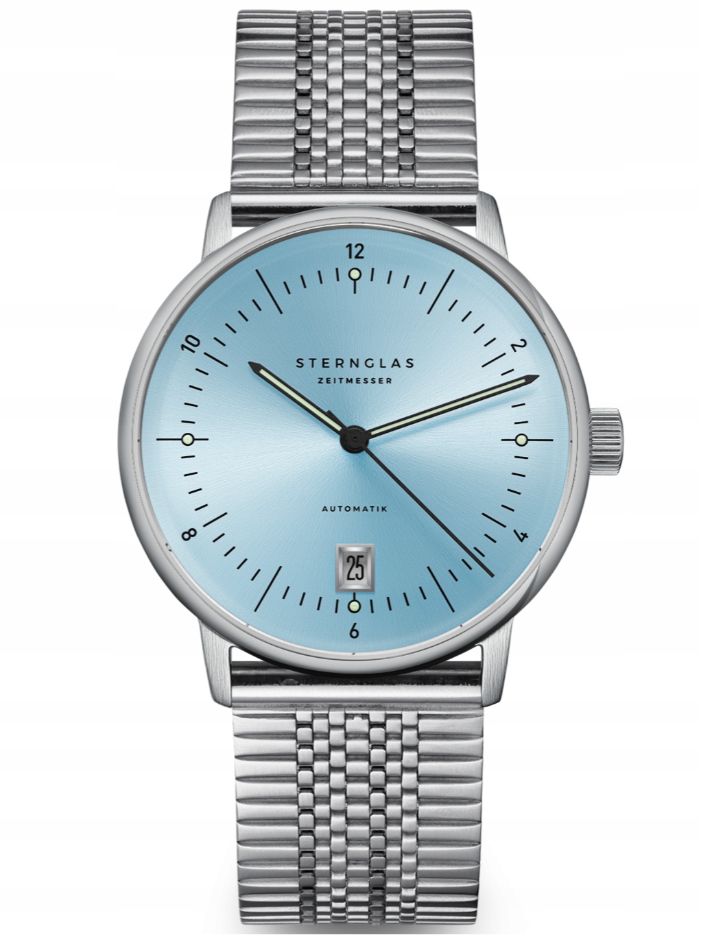 Nowy Zegarek męski Sternglas S02-NPE45-ME08 Naos Automatic Pro