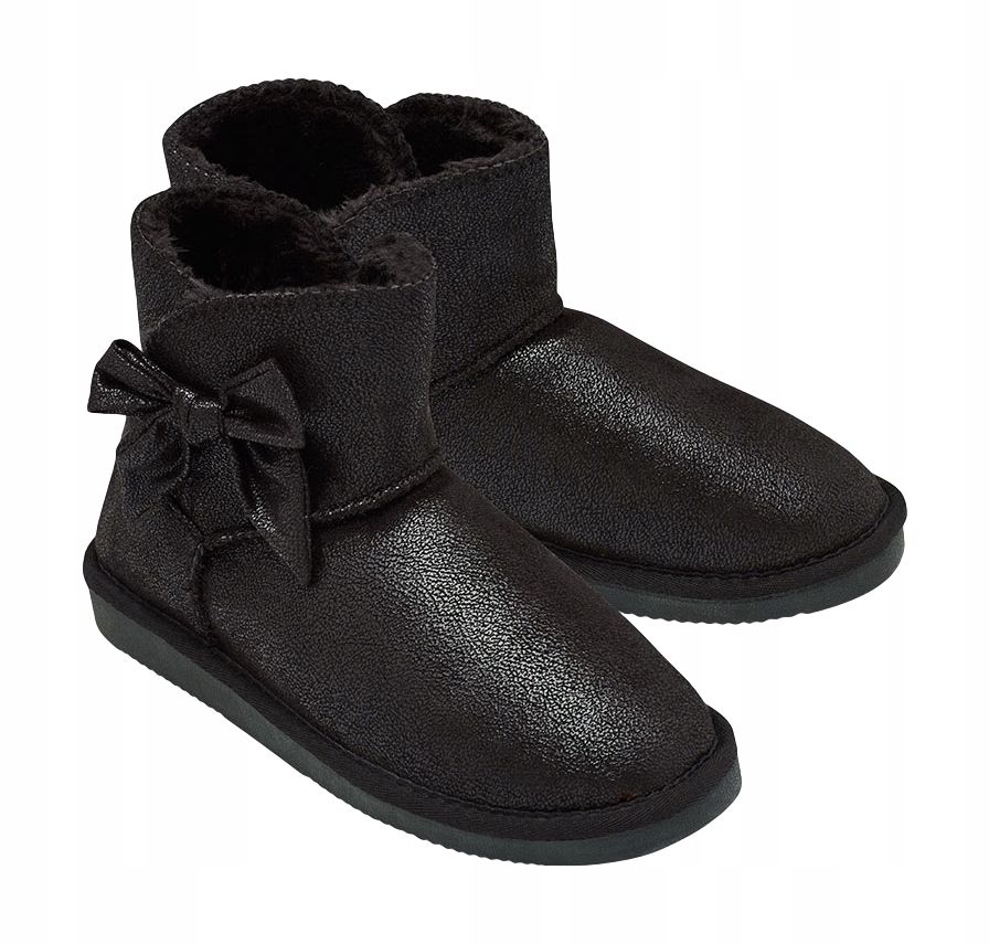 

Ocieplane Buty Damskie botki eskimoski czarne*36