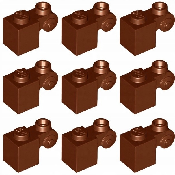 

Lego 20310 Klocek 1x1 Ozdobny brązowy (9g) 9 szt.