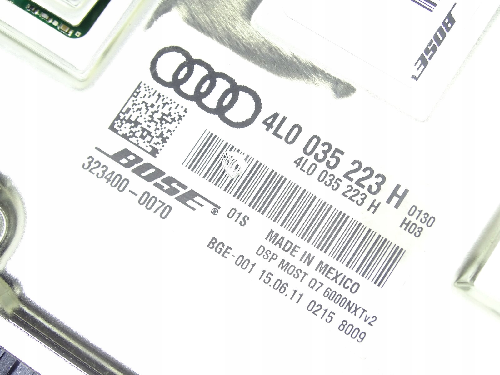 WZMACZNIACZ control unit AUDIO BOSE AUDI Q7 4L 4L0035223H