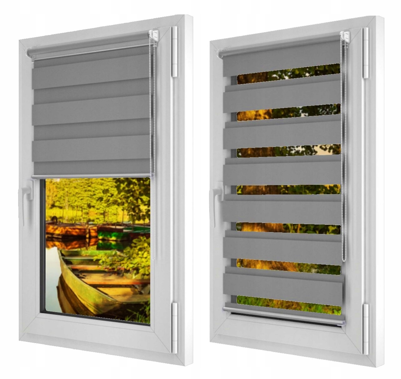 

Roleta szybki montaż Brązowa 105x150 Dzień I Noc