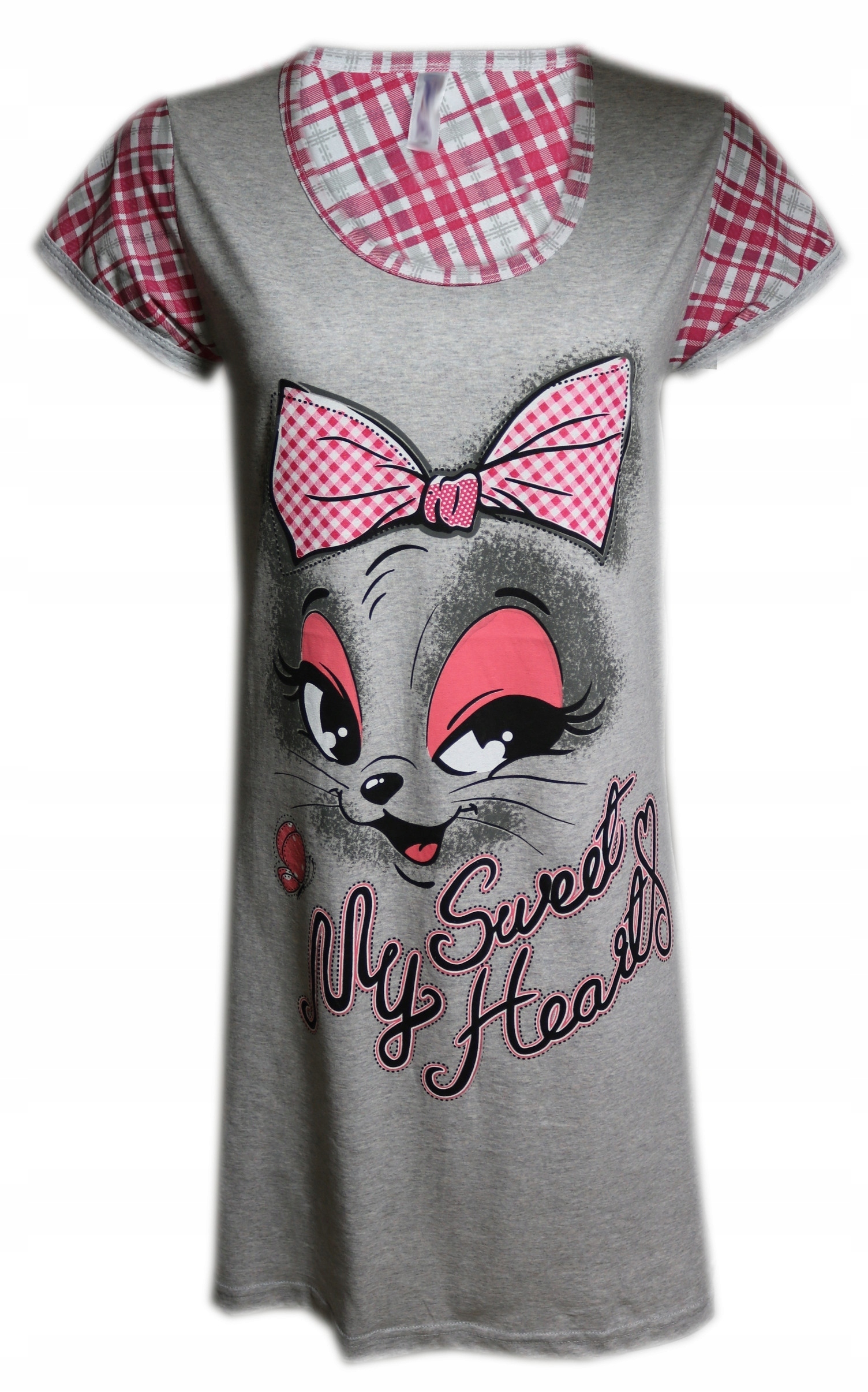 Koszula nocna damska z krótkim rękawem XL